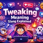 Tweaking Meaning Slang