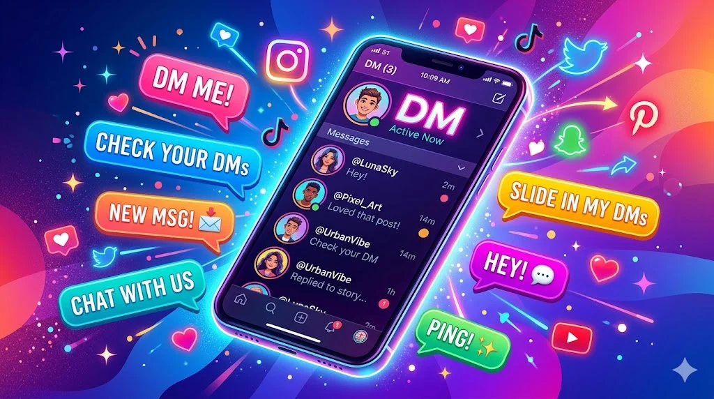 DM Meaning in Text