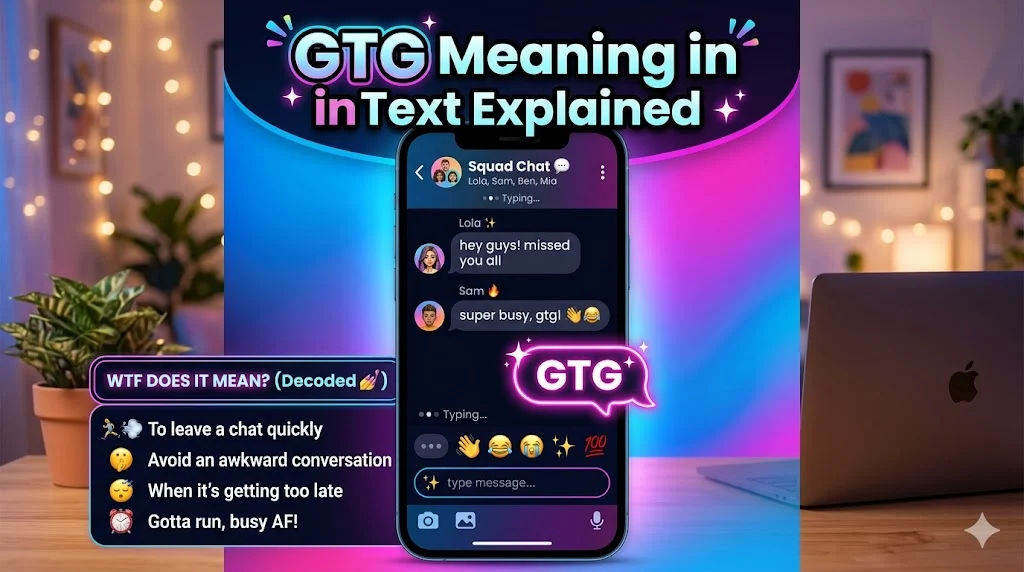 GTG Meaning in Text