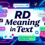 RD Meaning in Text