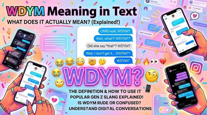 WDYM Meaning in Text